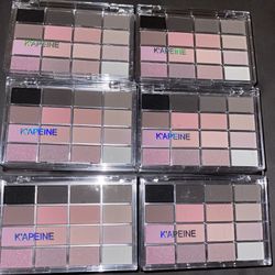 6pc mini makeup eyeshadow palettes