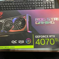 ASUS ROG Strix Gaming OC GeForce RTX 4070 Ti 12GB GDDR6X Graphics Card