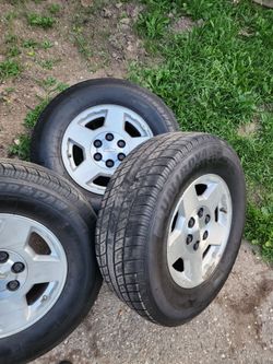 Chevrolet truck tires great condition