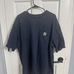 XL MEN CARHARTT NAVY TSHIRT