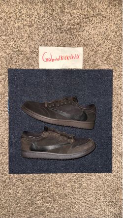 Size 11.5 Jordan 1 Low Travis Scott Velvet Brown