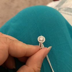 Real 925 Sterling Silver Wedding Ring Size 8