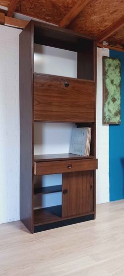Mid Century Free Standing Cabinet Bar Shelving,  Delivery