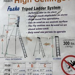 Faxco Tripod Extension Ladder