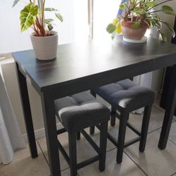 Kitchen Table and Two Stools