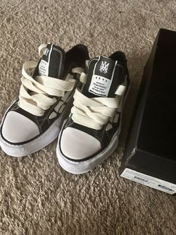 AMIRI Skel Low-Top Sneakers Black White