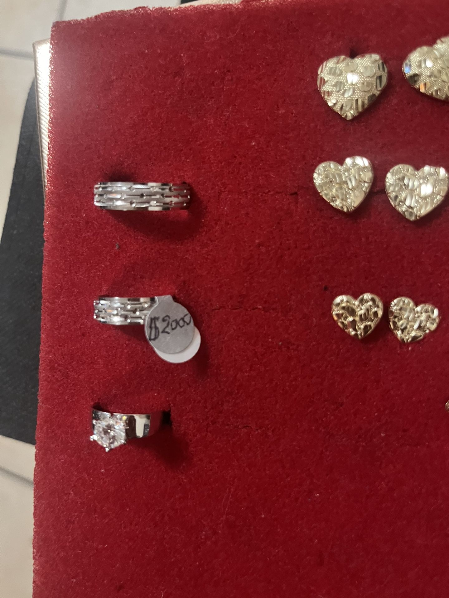 Wedding Rings 3 Set 14k
