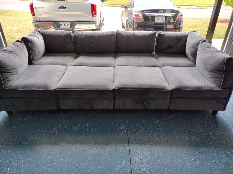 Grey Modular Couch