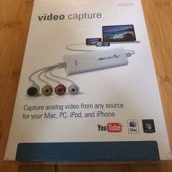 Elgato Video Capture Analog Video for Mac, PC or iPad iPhones