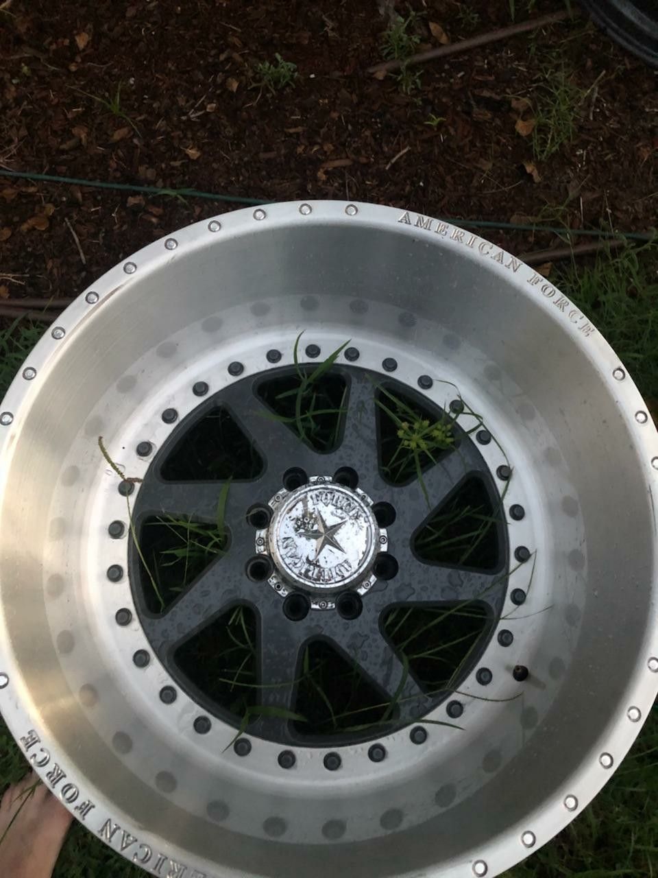 American force 24x16 2 piece rims 8x170 bolt pattern
