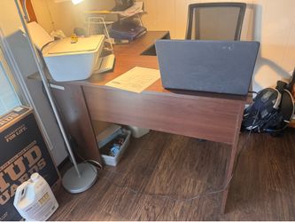 Desk with chair