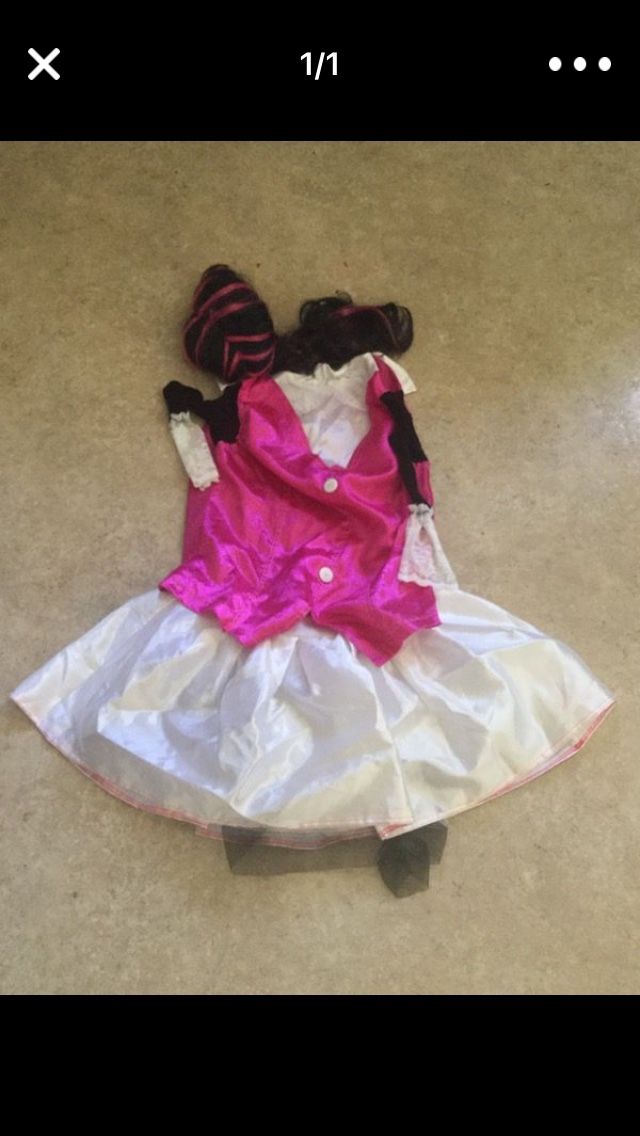Kids 14/16 monster high costume
