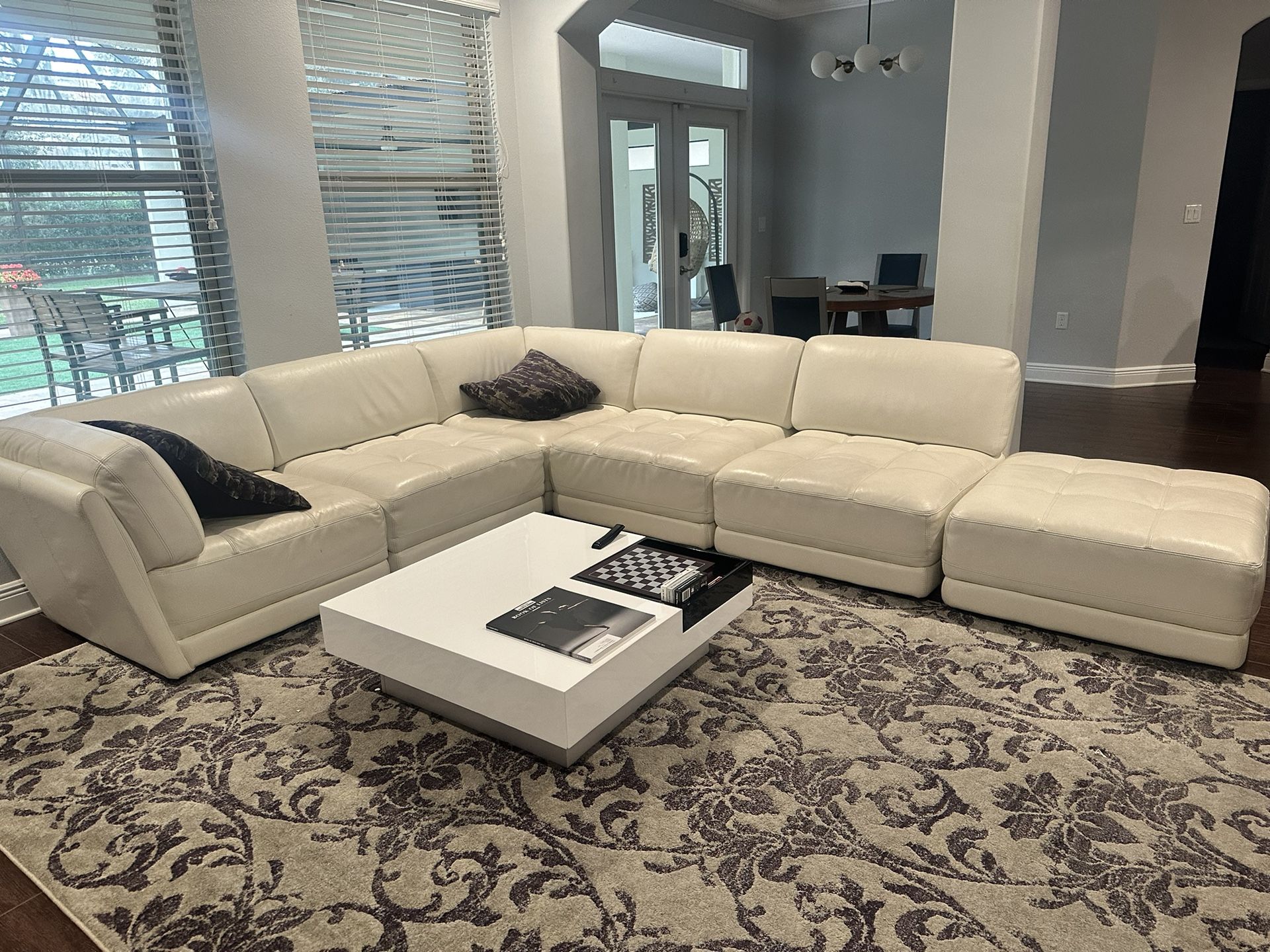 Leather Sectional