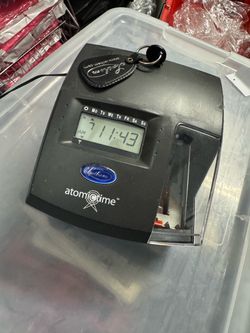 Lathem Atomic Time Clock MODEL 1500E