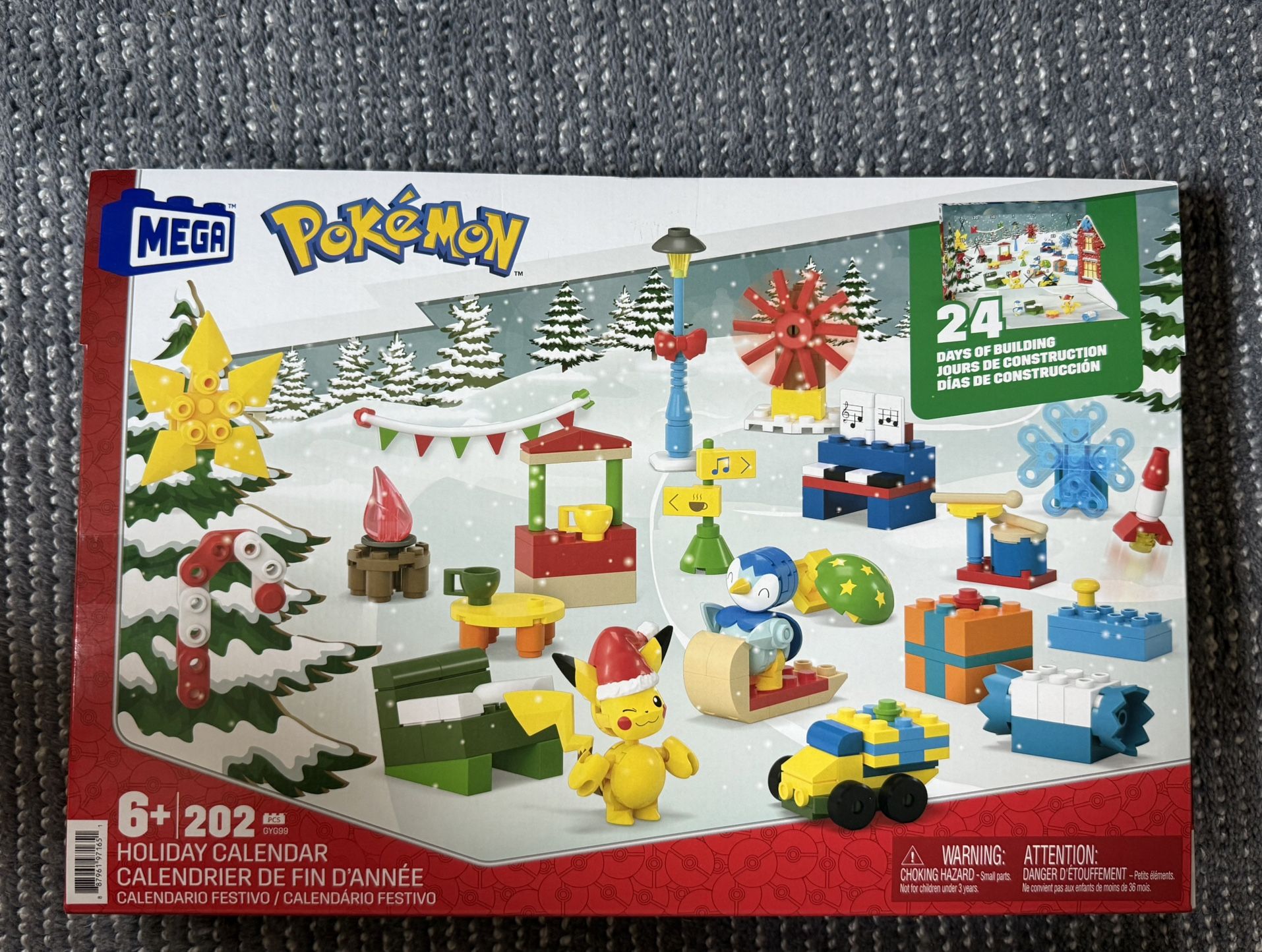 Mega Pokemon Holiday Calendar