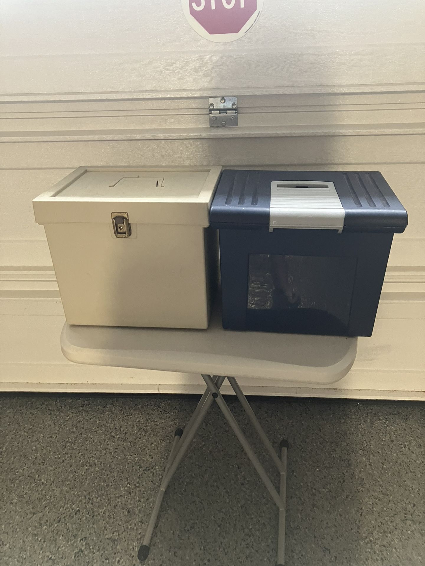 Two File Storage Containers