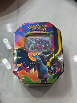 Sealed Pokemon Mega Charizard Tin (Mega Charizard X)