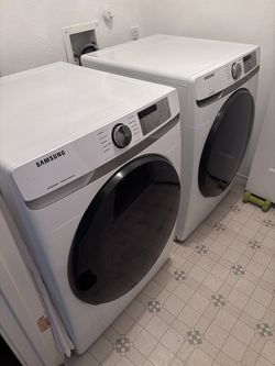 Samsung Front Load Washer & Electric Dryer Set – $550 OBO