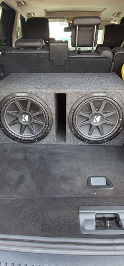 Kicker 2-10 woofers