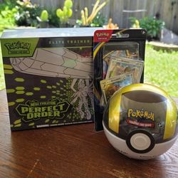 Perfect Order ETB + PokeBall Tin + PhFl Blister