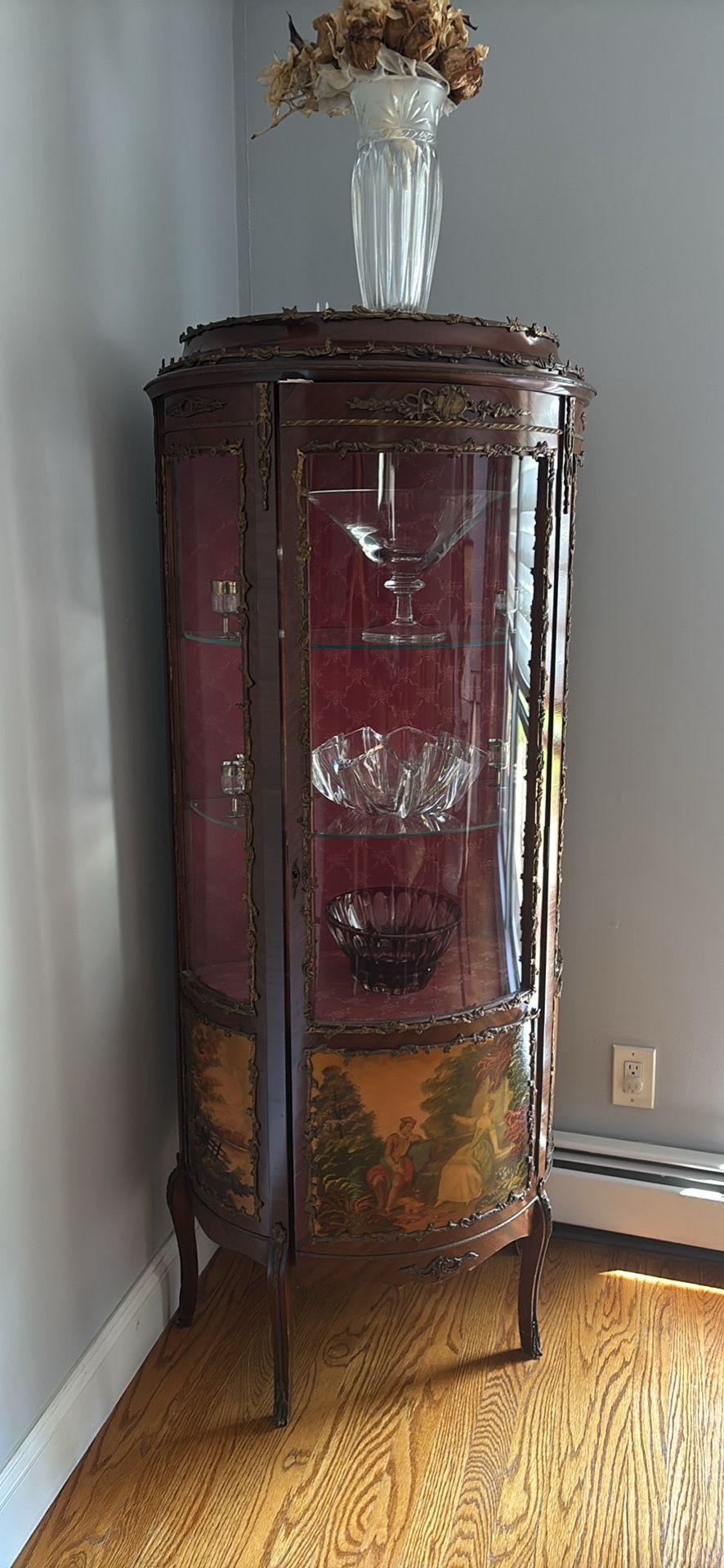 Antique Glass Shelf