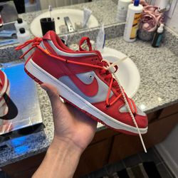 Offwhite Nike Dunk University Red
