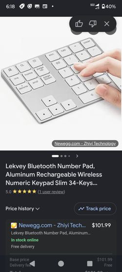 LEKVEY 34 KEY NUMERIC KEYPAD