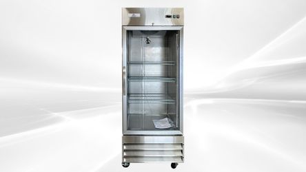 NSF Glass Door Stainless Steel Commercial Freezer CFD-1FFGSS