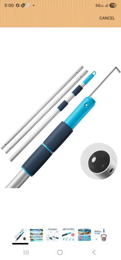 15 FT Heavy Duty Pool Pole Aluminum Standard Pole
