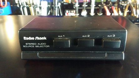Radio shack stereo audio selector