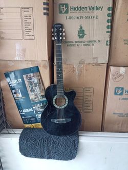 CooCheer Acoustic Cutaway Guitar Black