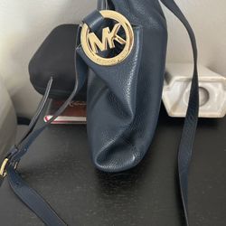 Michael Kors Navy Cross Body Bag 