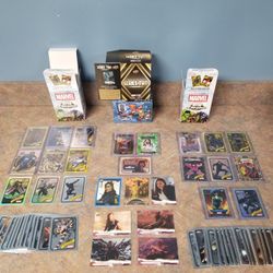 2 Open Boxes Marvel Topps Chrome 1 Sealed Superman Fleer Brilliance + Marvel Studios Opened All Card