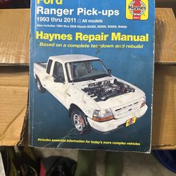Ford Ranger Pick-ups Haynes Repair Manual