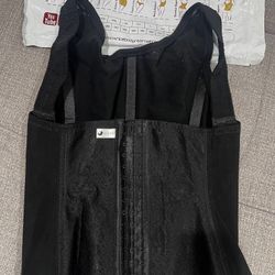 NICE BODY BLACK CORSET SUPPORT 