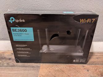 New TP-Link Archer BE230 BE3600 Dual-Band WiFi 7 Mesh Router with 2.5Gbps Ports MU-MIMO VPN