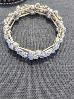 White Stone Bracelet 