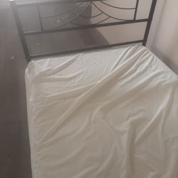 Queen Bed With Frame - Free