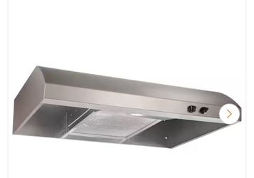 Broan-NuTone AR1 Series 30 in. 270 Max Blower CFM 4-Way Convertible Under-Cabinet Range Hood with Light in Stainless Steel
