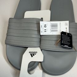 Adidas Adilette Comfort Charcoal Solid Grey Unisex Size Man 10 Women 11