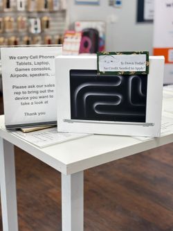 Apple MacBook Pro 14 Inch M3 Pro Chip Laptop - Pay $1 To Take It Home Today and pay the rest later.