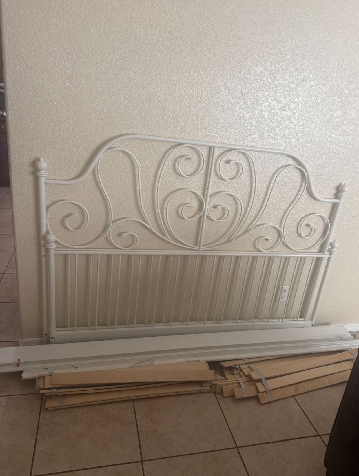 White Queen Bed Frame