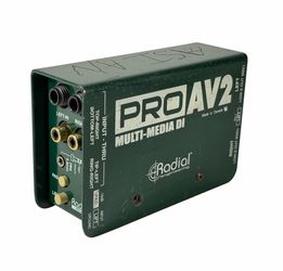 Radial ProAV2 MultiMedia DI Two-Channel Multimedia Direct Box
