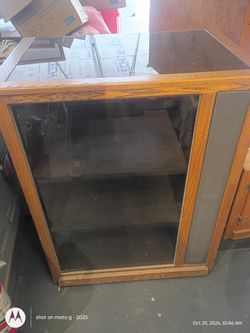 Custom made stereo/media cabinet/ TV stand
