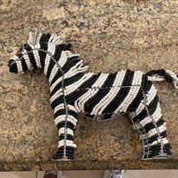 Toy Beaded Zebra From Disneyland