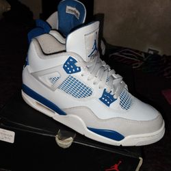 Jordan Retro 4s Military Blue