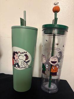 Starbucks x Peanuts Tumbler Cup Set of 2