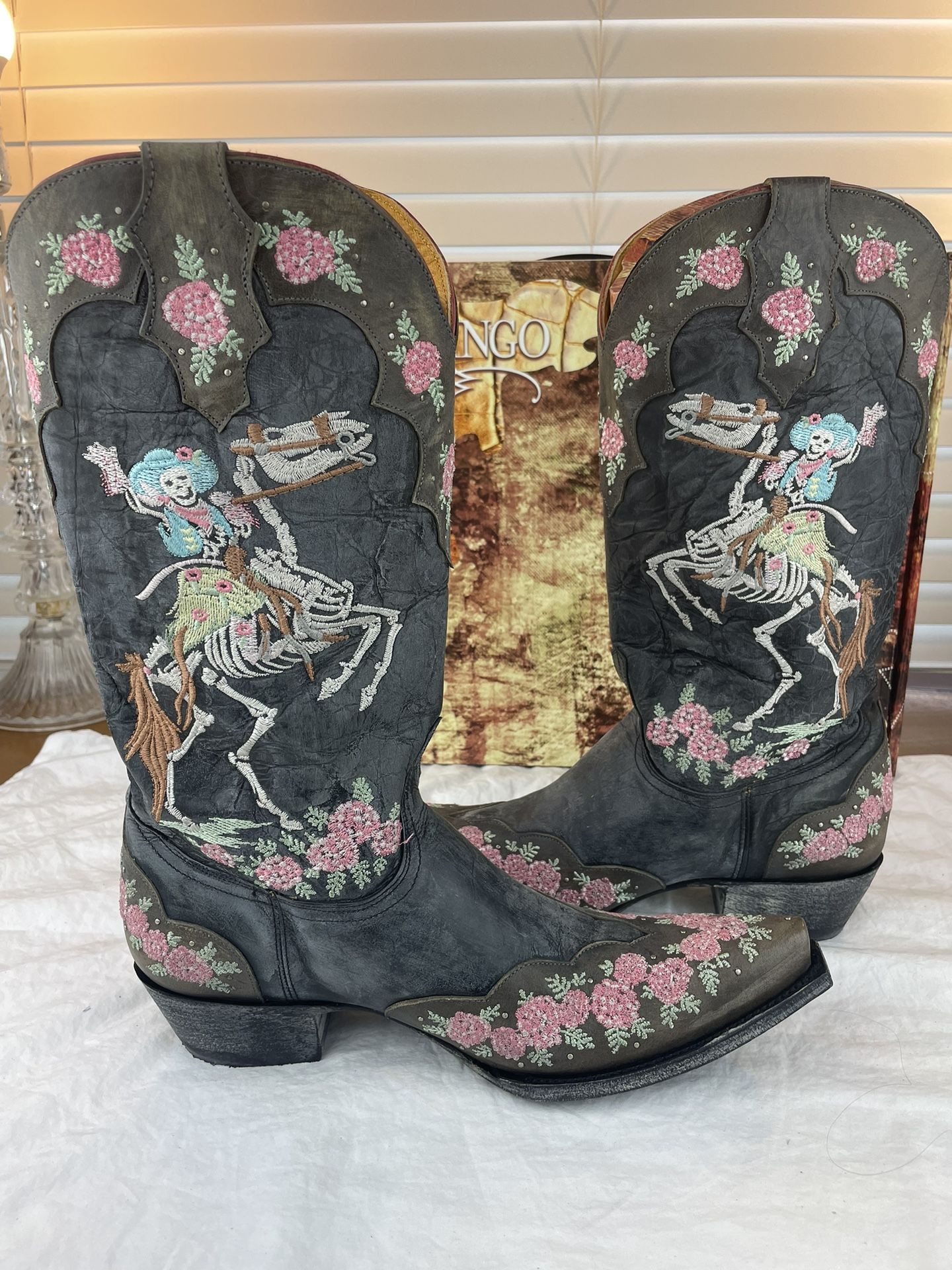 Old Gringo Ghost Rider Cowgirl Boots Size 10