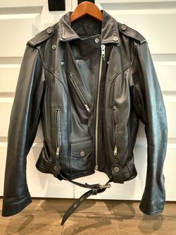 Harley-Davidson Black Leather Motorcycle Biker Jacket