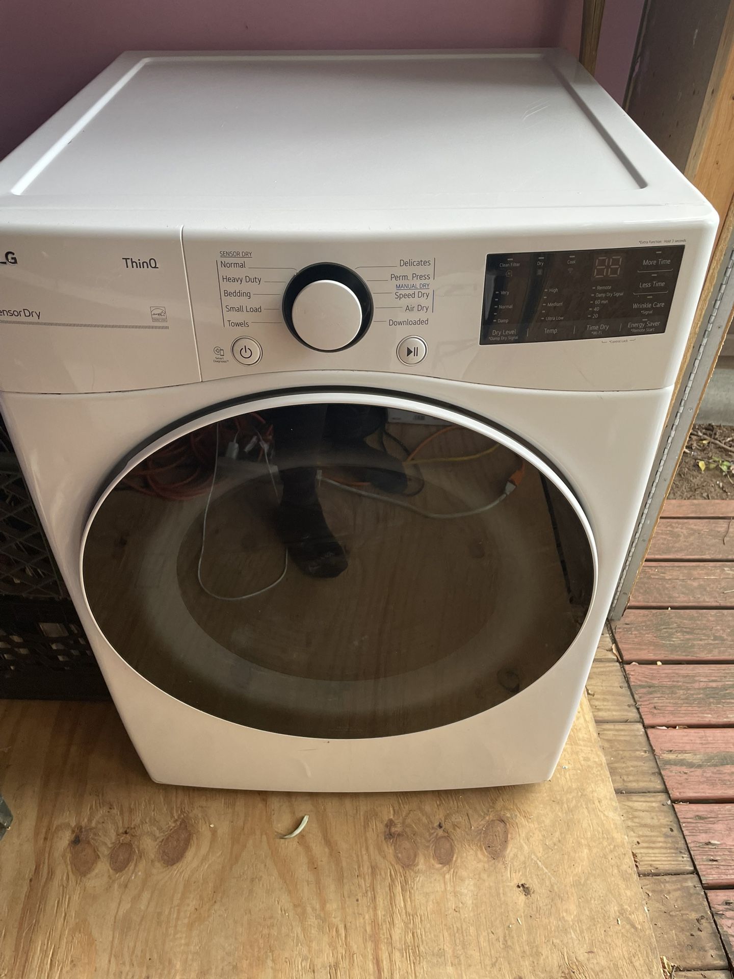 LG Sensory dryer